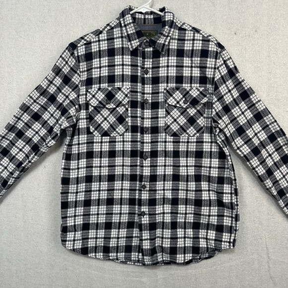 Anchorage Expedition Brand Other - Anchorage Expedition Flannel Long Sleeve Men's Medium Button Up BlackWhite Plaid
